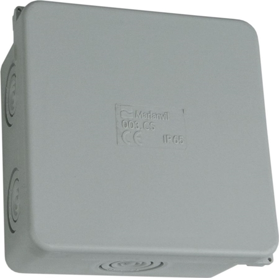 Picture of Marlanvil Puszka natynkowa wym/wew 80x80x40 mm 6+2 membrany IP65 003.CS M-L 0943