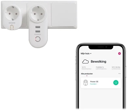Picture of Marmitek Marmitek POWER SE Smart Wi-Fi power plug 15A