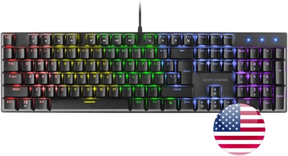 Picture of Mars Gaming MK422RUS Gaming Mechanical Keyboard RGB / Red Switch / US