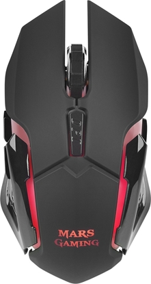 Изображение Mars Gaming MMW Wireless Gaming Mouse with Additional Buttons / RGB / 3200 DPI