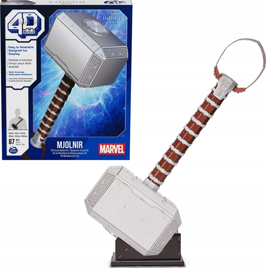 Изображение Marvel MARVEL 4D Puzzle Thor Hammer