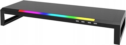 Изображение Marvo Podstawka pod monitor Basse 40 podwietlenie RGB, 4xUSB
