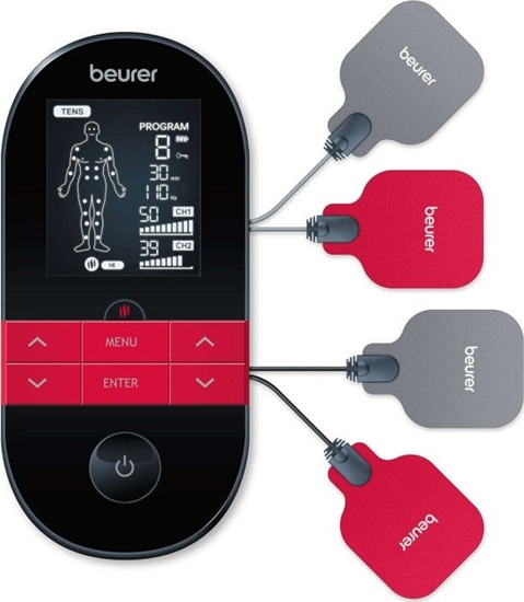 Picture of Masaer Beurer Digital TENS / EMS EM 59 Heat, massager (black / red)