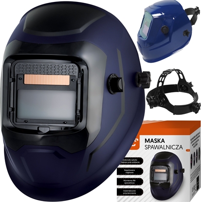 Изображение Maska spawalnicza PAX  samociemniajca z filtrem reg.DIN 9-13 Bateria soneczna/ bat. litowa CR2032