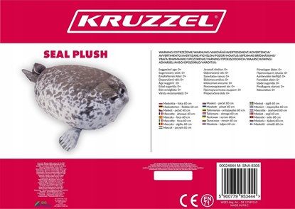 Изображение Maskotka - foka 60 cm Kruzzel 24644