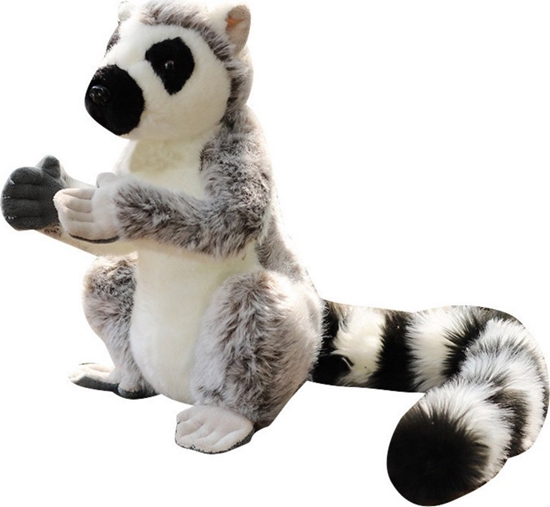 Picture of Maskotka Pluszowa Lemur Pluszak Mikki Szary 28cm LEAN Toys