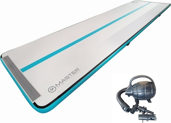 Picture of Master Dmuchany materac gimnastyczny Airtrack S-Pro 600 cm x 150 cm x 10 cm szary