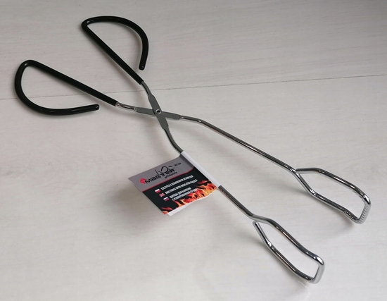 Изображение MASTER GRILL SZCZYPCE DO GRILLOWANIA 32cm STAL CHROMOWA