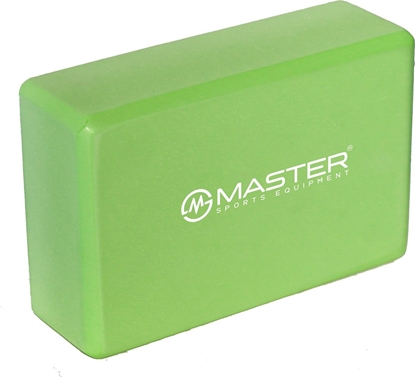 Attēls no Master Kostka Klocek do Jogi MASTER Green 23 x 15 x 7,5 cm