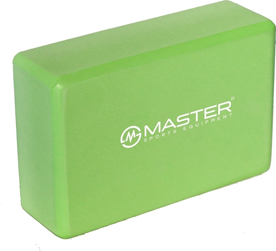 Picture of Master Kostka Klocek do Jogi MASTER Green 23 x 15 x 7,5 cm