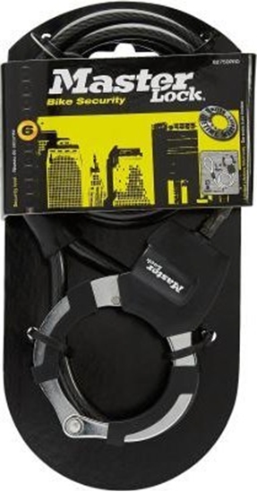 Изображение MasterLock Master Lock Keyed Cable Street Cuff Lock 8275EURDPROBLK
