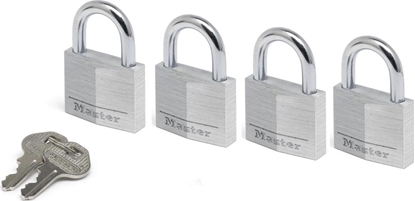 Attēls no MasterLock Master Lock Padlock 4 pcs. Set (40mm) 9140EURQNOP