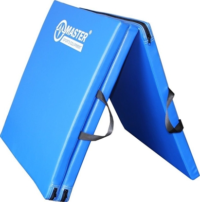 Изображение Master Materac gimnastyczny 3-czciowy MAS4A493 180 cm x 60 cm x 3.5 cm niebieski