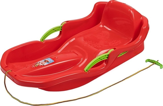 Изображение Master Sanki Plastikowe lizg Bobslej MASTER Czerwone