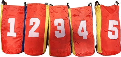 Picture of Master Zestaw Worki do Skakania z Cyferkami Zabawa Gra dla Dzieci MASTER 5 szt.
