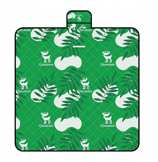 Picture of Mata piknikowa Qunature koc wodoodporny turystyczny 2 x 2 m - zielona