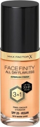 Attēls no MAX FACTOR Kremowy podkad do makijau Max Factor Facefinity 3 w 1 Spf 20 N 70 Warm Sand 30 ml