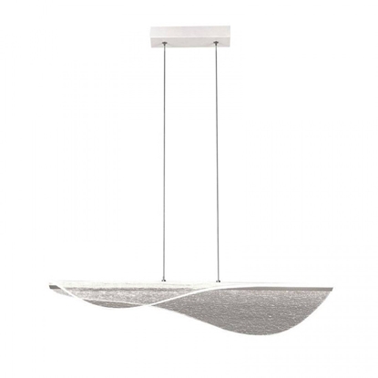 Изображение Maxlight Mantra Bianca 7766 lampa wiszca zwis 1x40W LED 3000K 2450 lm biaa/transparentna