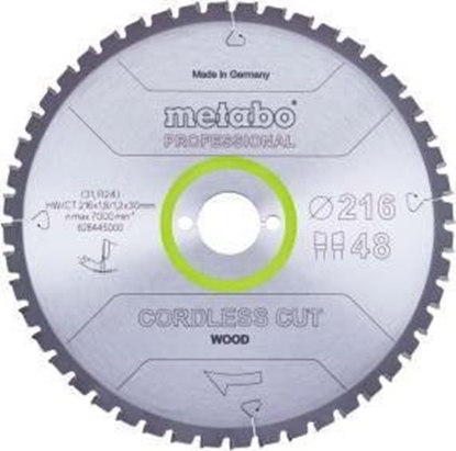 Attēls no MBG - PIOTR KILISKI METABO PIA TARCZOWA HW/CT 216x30x48z    CORDLESS CUT WOOD PROFESSIONAL