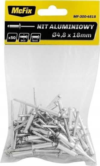 Picture of MCFIX NITY ALUMINIOWE OP-50SZT 3.2*10MM
