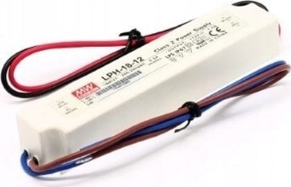 Picture of MEAN WELL LPH-18-24, 18 W, 180 - 264 V, 47 - 63 Hz, 0.3 A, Over voltage, Overheating, Overload, Short circuit, White