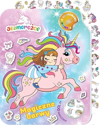 Attēls no Media Service Zawada Moje Jednoroce. Kolorowanki naklejanki cz.2