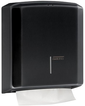 Изображение MEDICLINICS DT2106B Popierini Rankluosi Dozatorius, Juodas Epoksidas