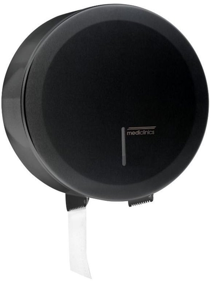 Изображение MEDICLINICS PR2787B Tualetinio Popieriaus Dozatorius, 275Mm, Juoda Epoksidin