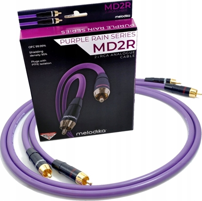 Изображение Melodika Melodika MD2R120 Kabel 2xRCA - 2x RCA Purple - 12m