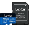 Изображение MEMORY MICRO SDXC 128GB UHS-I/W/ADAPTER LSDMI128BB633A LEXAR