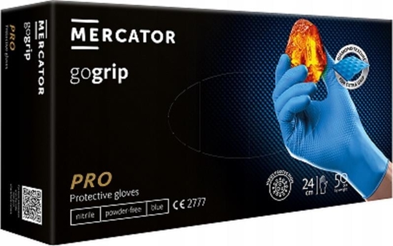 Picture of Mercator Medical Rkawice nitrylowe Mercator gogrip blue XXL 50szt