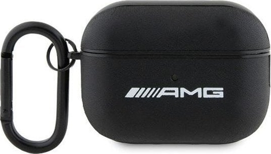 Изображение Mercedes Amg Amap2Slwk Airpods Pro 2 (2022/2023) Cover Czarny/Black Leather White Logo