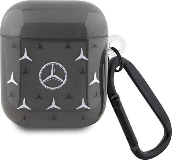 Picture of Mercedes Mercedes Large Star Pattern - Etui AirPods 1/2 gen (czarny)