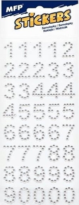 Picture of MFP paper naklejki kamyki - cyfry 40 szt. 19mm 8002 1032379