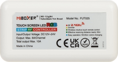 Picture of MiBoxer STEROWNIK OWIETLENIA LED Z PILOTEM FUT025 2.4 GHz, RGB 12... 24V DC MiBOXER / Mi-Light