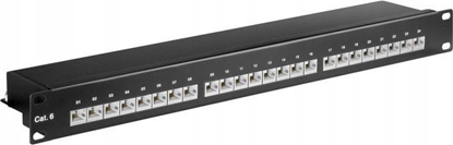 Picture of MicroConnect CAT6 24 port 19" Patch Panel,
