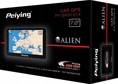 Attēls no Microsoft PEIYING NAWIGACJA GPS ALIEN PY-GPS7014 + MAPA EU