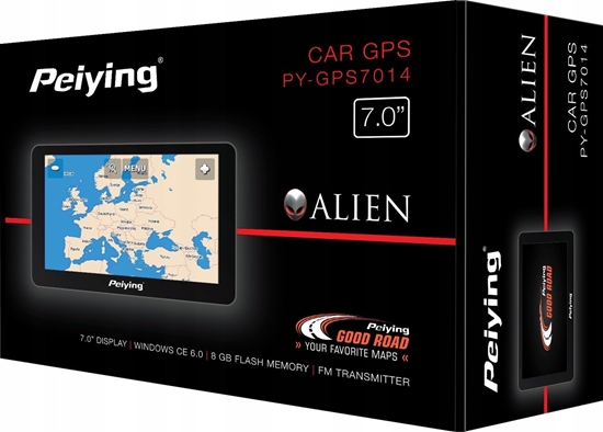 Picture of Microsoft PEIYING NAWIGACJA GPS ALIEN PY-GPS7014 + MAPA EU