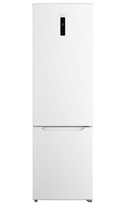 Picture of Midea Refrigerator | MDRB489FGE01O | Energy efficiency class E | Free standing | Combi | Height 201 cm | No Frost system | Fridge net capacity 247 L | Freezer net capacity 83 L | Display | 41 dB | White
