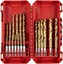 Attēls no Milwaukee 19 Piece Metal Drill Bit Set MILWAUKEE SWave 1/4" Hex SW HSS-G TIN