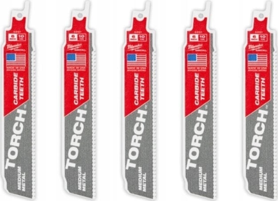 Изображение Milwaukee MILWAUKEE BRZESZCZOT DO PIY SZABLASTEJ 150 TCT TORCH /5szt.