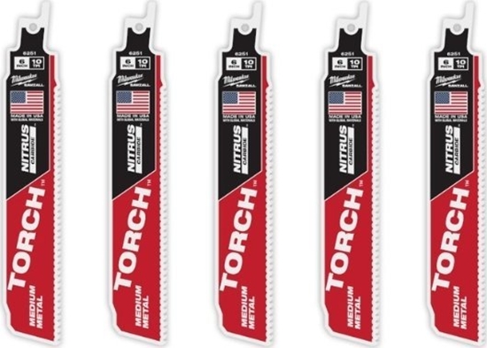 Изображение Milwaukee MILWAUKEE BRZESZCZOT DO PIY SZABLASTEJ 150 TCT TORCH NITRUS/5szt.