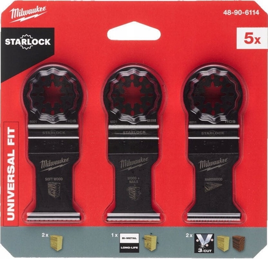 Picture of Milwaukee MILWAUKEE MT SAW BLADE SET 5 pcs.