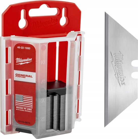 Изображение Milwaukee MILWAUKEE OSTRZA WYMIENNE TRAPEZOWE /50szt