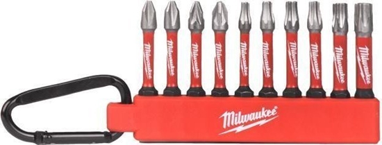 Изображение Skrūvgriežu uzgaļu komplekts Milwaukee 4932492939; 10 gab.