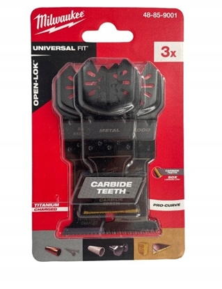 Picture of MILWAUKEE MT ZESTAW OSTRZY DO CICIA WIELU MATERIAÓW 3szt.
