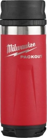 Picture of MILWAUKEE PACKOUT THERMAL BOTTLE 532ml RED WITH LID