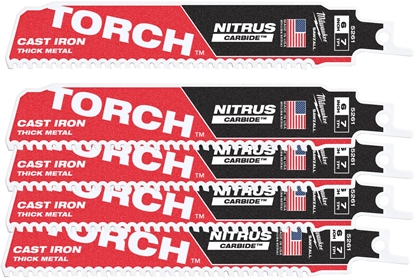 Attēls no MILWAUKEE SAW BLADE S TCT TORCH NITRUS 150mm/8T /5pcs.