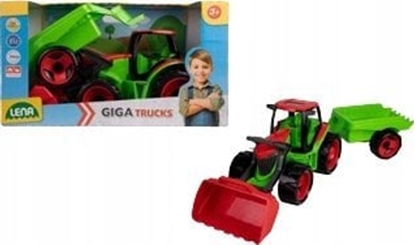 Attēls no Minox Pojazd Traktor z yk i przyczep czerwono-zielony