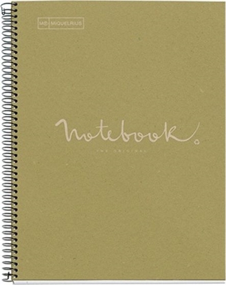 Attēls no MIQUELRIUS Koonotatnik MIQUELRIUS NB-1 Emotions, A4, w kratk, 80 kart., 90g, ekozielony